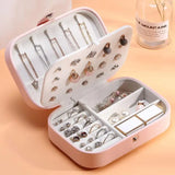 Portable Jewelry Box Organizer Display for Travel