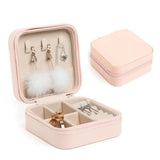 Portable Jewelry Box Organizer Display Travel for Ring Bracelet Necklace