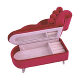 Sofa Shaped Jewelry Box Organizer for Rings Girls