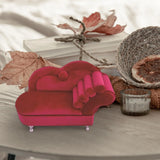 Sofa Shaped Jewelry Box Organizer for Rings Girls