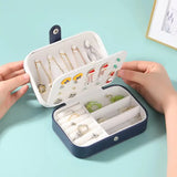 Portable Jewelry Box Organizer Travel Storage Case Necklace Earring Ring Display