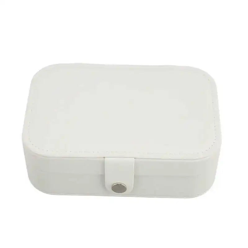 Portable Jewelry Box 2 Layers Travel Organizer Storage Case