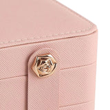 Portable Jewelry Box PU Leather Waterproof Organizer for Rings