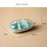 Portable Jewelry Box Plastic Ring Earring Storage Travel Bag
