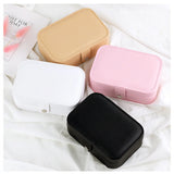 Portable Jewelry Casket Organizer Display Travel Jewelry Case