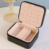 Wood Jewelry Display Box with Hooks for Earrings