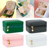 Wood Jewelry Display Box with Hooks for Earrings
