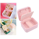 Wood Jewelry Display Box with Hooks for Earrings