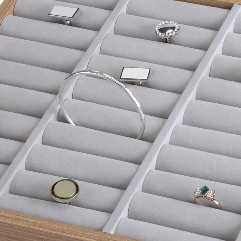 Portable Jewelry Display Tray Organizer - Bracelet Display Case