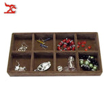 Velvet Jewelry Display Tray Earring Ring Organizer 11*22CM