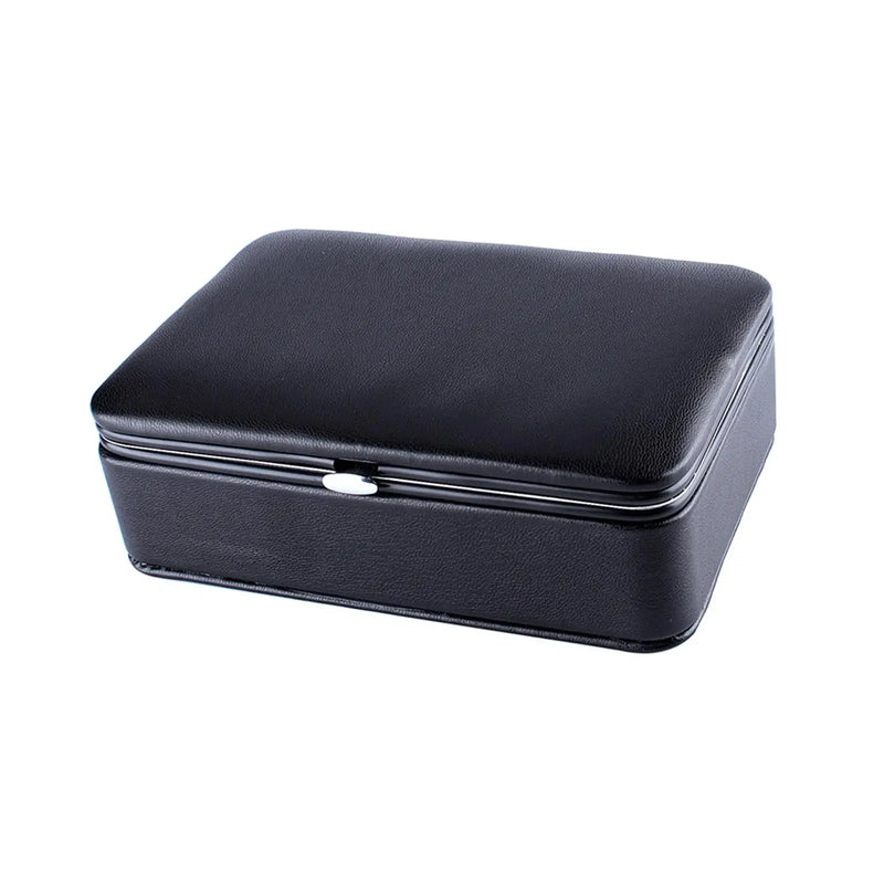 Portable Jewelry Organizer Box PU Leather Storage Holder Travel