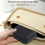 Portable Jewelry Organizer Display PU Leather Display Jewelry Case Lightweight