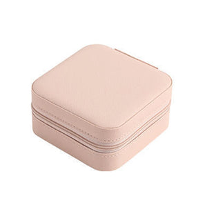 Portable Jewelry Organizer Display PU Leather Display Jewelry Case Lightweight