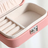Portable Jewelry Organizer Display Travel Case Boxes Locket Necklace