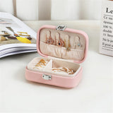 Portable Jewelry Organizer Display Travel Case Boxes Locket Necklace