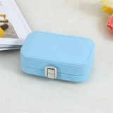 Portable Jewelry Organizer Display Travel Case Boxes Locket Necklace