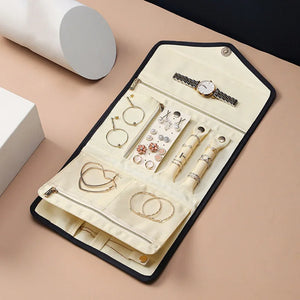 Portable Earring Storage Bag Travel Jewelry Organizer Box