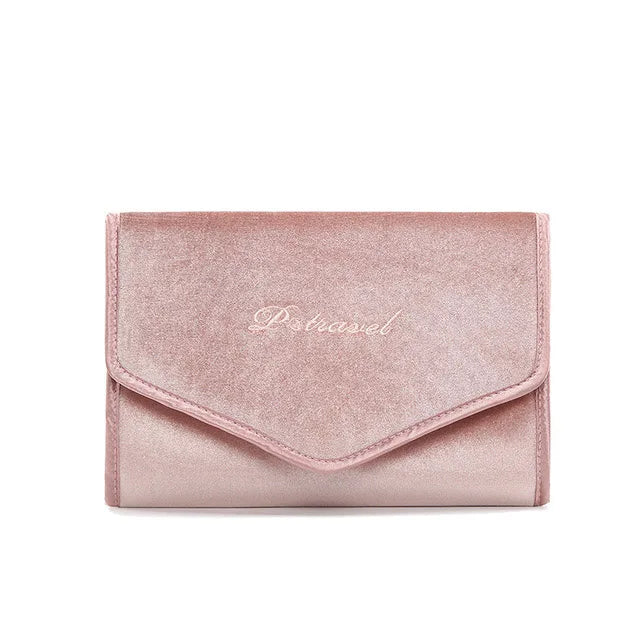 Portable Earring Storage Bag Travel Jewelry Organizer Box