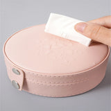 Portable Jewelry Organizer Leather Jewelry Display Stand Packaging Box