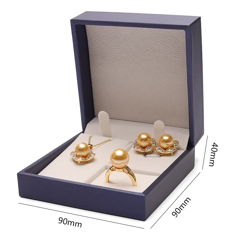 Jewelry Set Storage Box Pendant Necklace Bracelet Ring Earrings Organizer Case