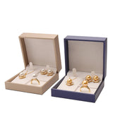 Jewelry Set Storage Box Pendant Necklace Bracelet Ring Earrings Organizer Case