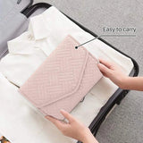 Portable Jewelry Storage Bag Foldable Travel Jewelry Accessories Storage Roll