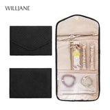 Portable Jewelry Storage Bag Foldable Travel Jewelry Accessories Storage Roll