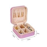 Portable Jewelry Storage Box, Travel Organizer