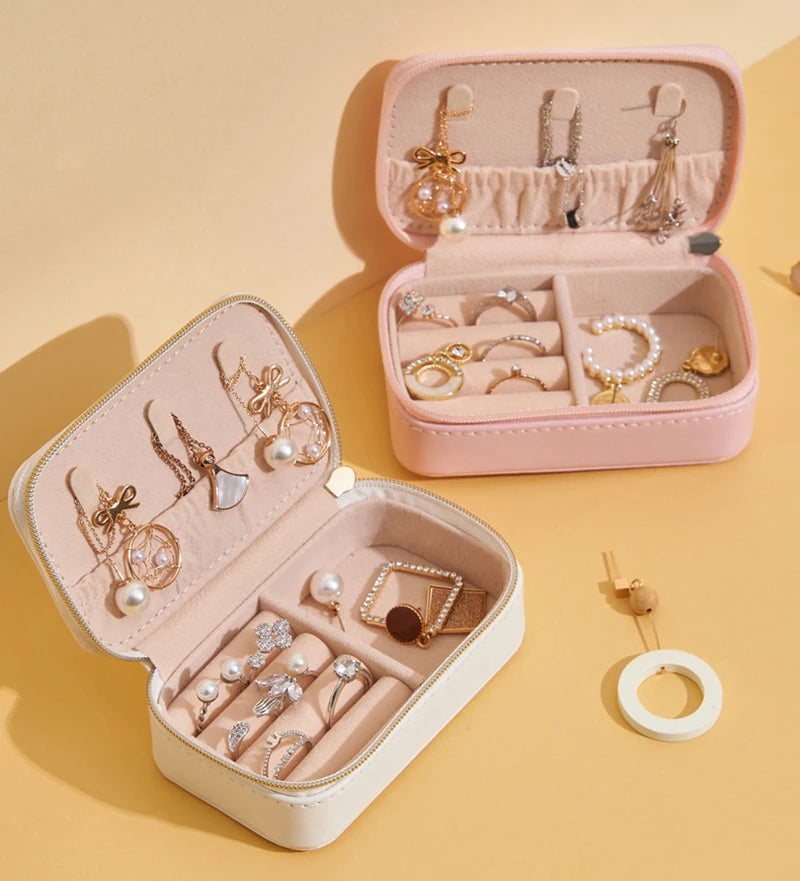 Portable Jewelry Box Travel Organizer