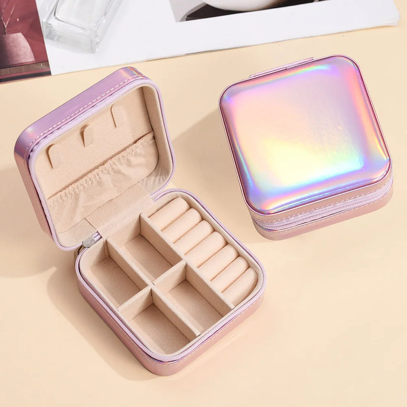Portable Jewelry Storage Box, Travel Organizer