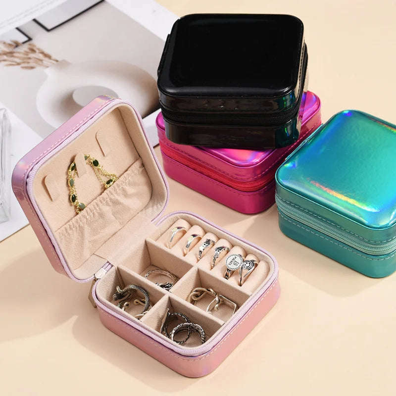 Portable Jewelry Storage Box, Travel Organizer