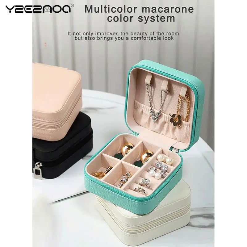 Portable Jewelry Storage Box Candy Travel Storage Organizer Jewelry Boxes