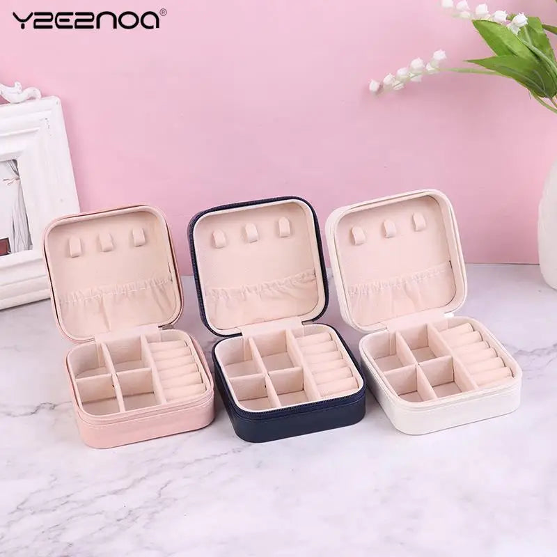 Portable Jewelry Storage Box Candy Travel Storage Organizer Jewelry Boxes