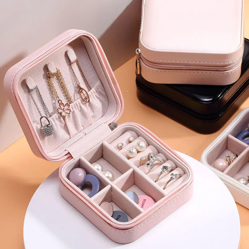 Portable Jewelry Storage Box Candy Travel Organizer