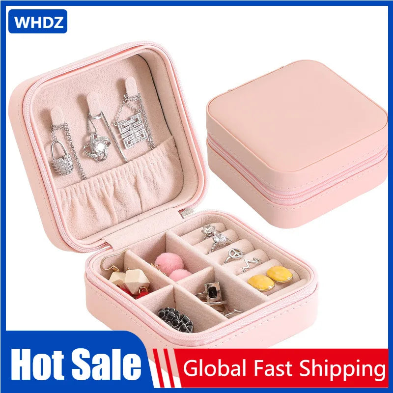 Portable Jewelry Storage Box Candy Travel Organizer