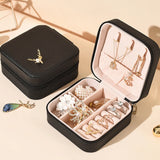Portable Travel Jewelry Storage Organizer Box