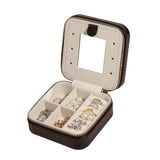 Portable Jewelry Storage Box Mini Display Case Container Jewellery Organizer