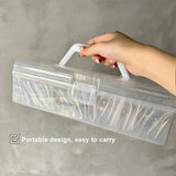Portable Jewelry Box Travel Organizer Necklace Ring Display
