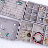 Portable Jewelry Storage Box Travel Organizer Jewelry Case Leather Storage