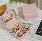 Travel Jewelry Storage Box Organizer - Compact and Portable