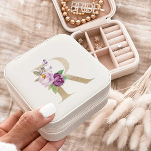 Travel Jewelry Storage Box Organizer for Earrings Necklaces Rings