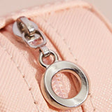 Portable Heart Shape Jewelry Box PU Earring Holder Travel Case