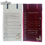 Large Travel Jewelry Roll Bag Necklace Bracelet Storage Organizer