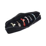 Portable Jewelry Roll Bag Travel Organizer for Necklace Bracelet Chain Storage