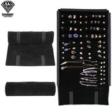 Portable Travel Jewelry Roll Bag Necklace Bracelet Storage Organizer