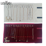 Large Travel Jewelry Roll Bag Necklace Bracelet Storage Organizer