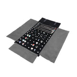 Portable Jewelry Roll Bag Travel Organizer for Necklace Bracelet Chain Storage