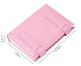 Portable Leather Jewelry Storage Organizer Earrings Ear Holder Display Stand
