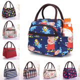 Portable Lunch Bag Thermal Insulated Lunch Box Tote Cooler Handbag Pouch