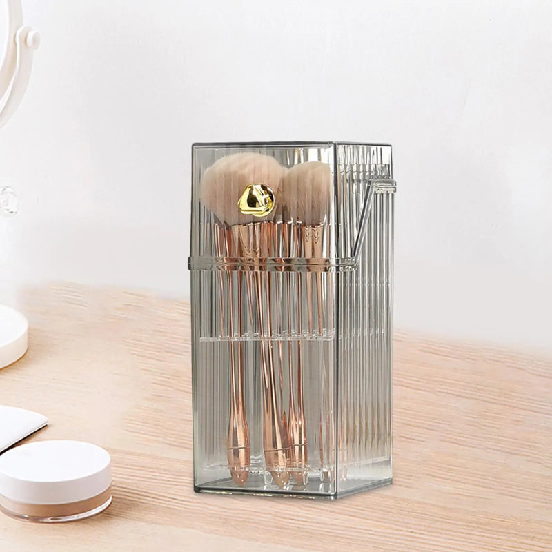 Clear Makeup Brush Holder Organizer for Desk